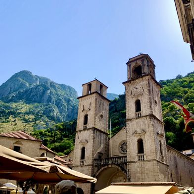 Balkan stad Kotor Montenegro